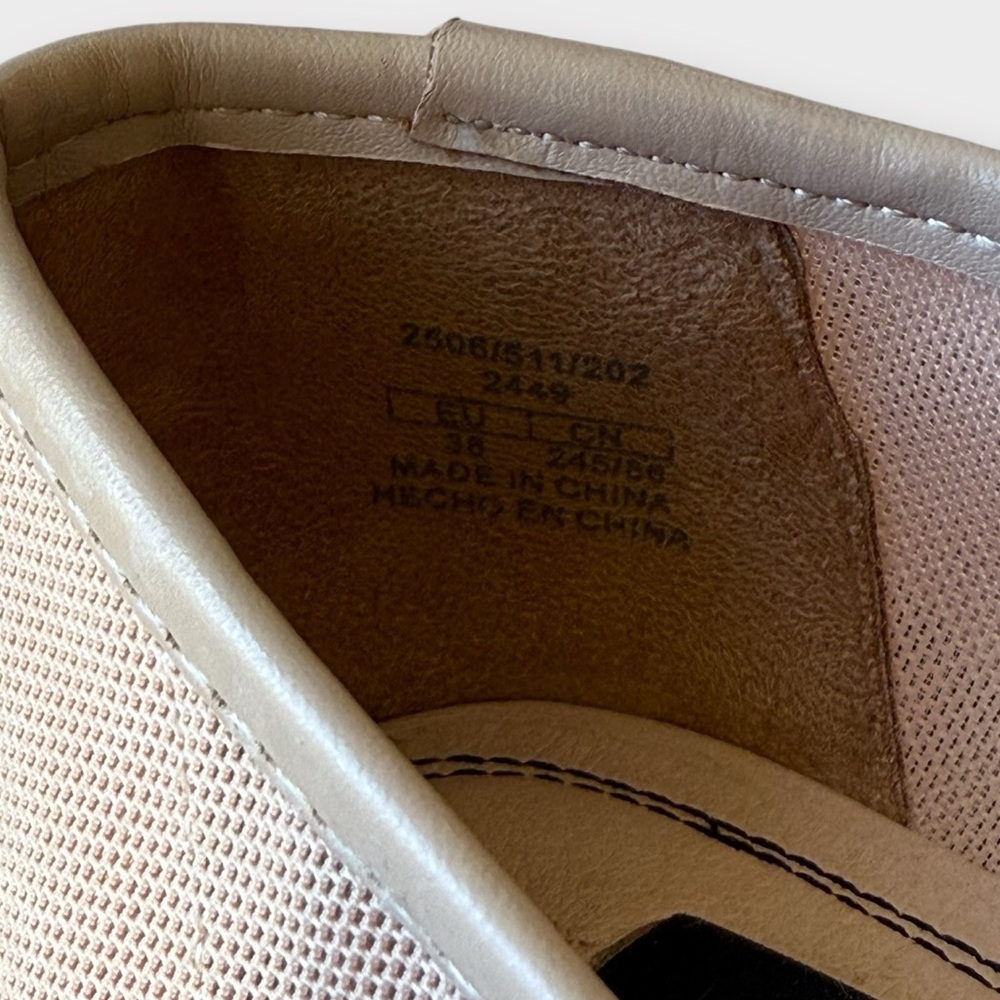 ZARA Capped Toe Mesh Ballet Flats - Picture 7 of 10